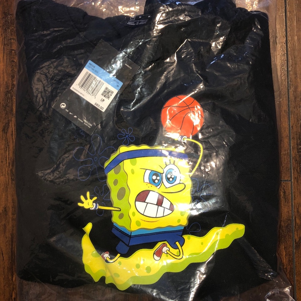 BRAND NEW Spongebob Nike Kyrie Hoodie Medium